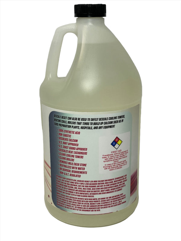 DR-1GAL - Descale Reset - Cleaner and Descaler | Acid-Free Descaling