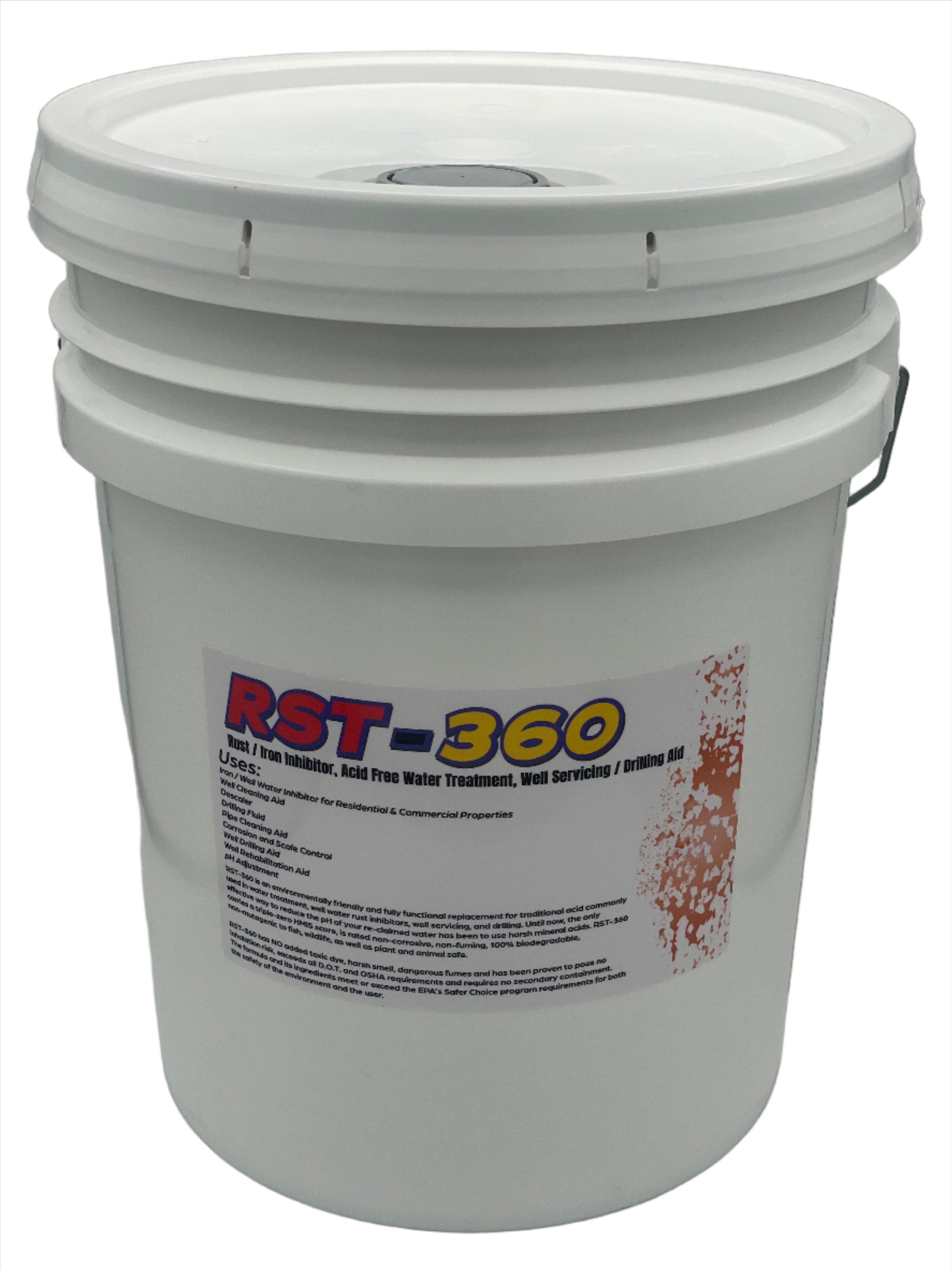 RST-360: Rust Iron Well Water Inhibitor - 5 Gallon Pail | Water ...