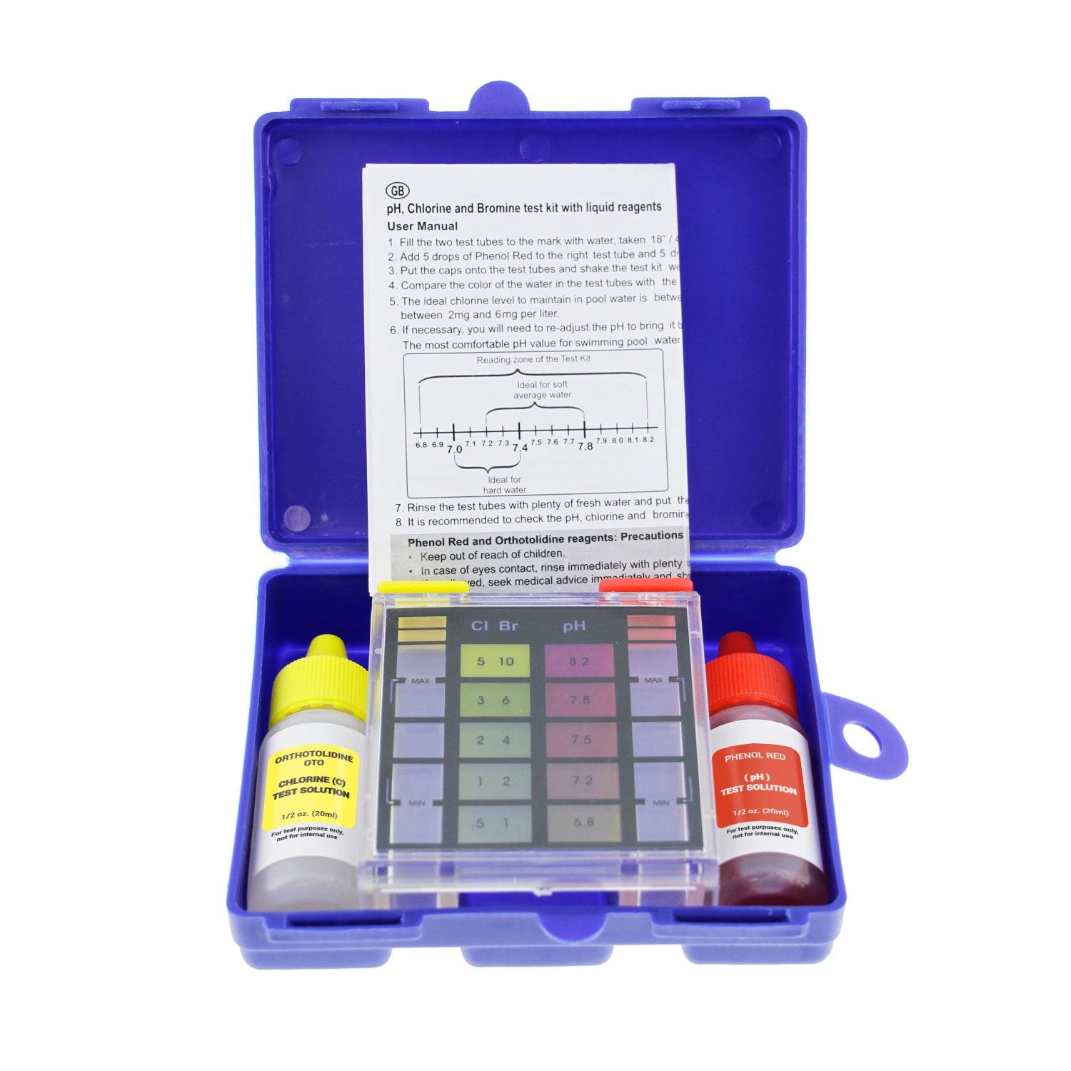 Pool Comparator Bromine/Chlorine Comparator 3314-14: Water Testing Accuracy | Water ...